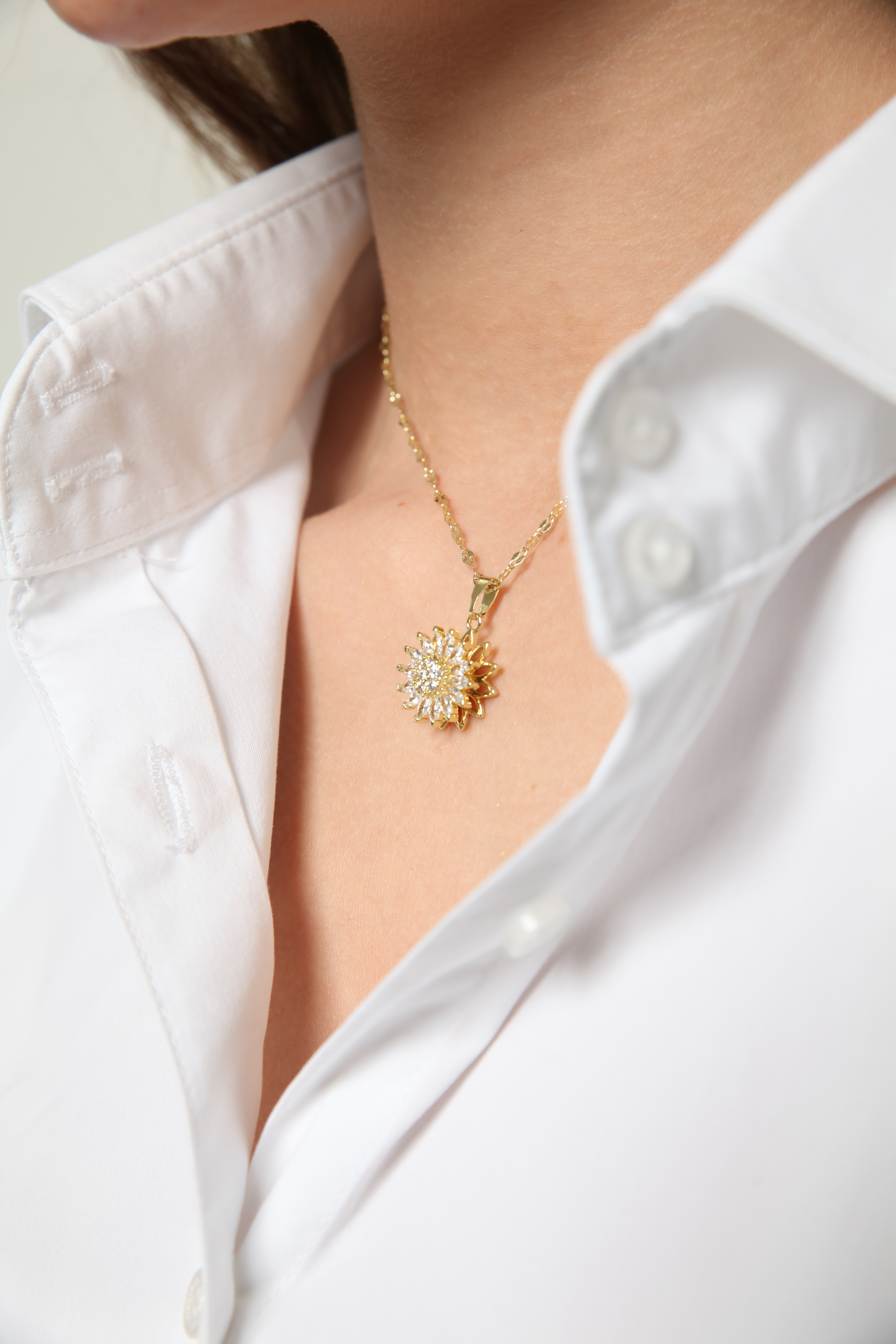 Sun Pendant Necklace